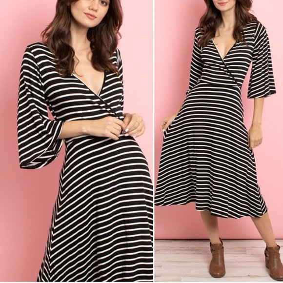 Trend Setter Diva Boutique Dresses & Skirts - Black & white stripe dress